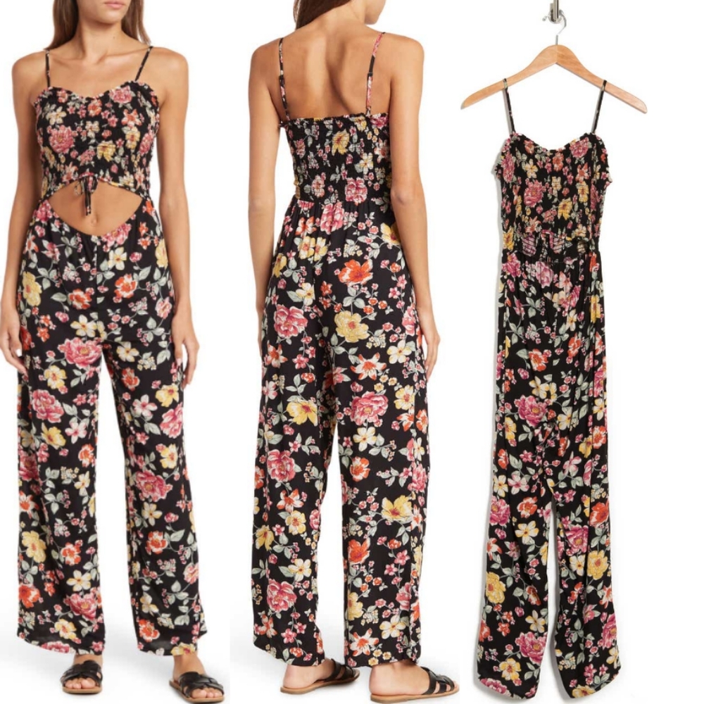 NWOT RDI floral cutout jumper